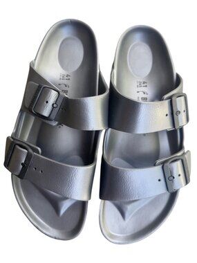 Birkenstock Arizona EVA Gray Unisex Sandals Slip Ons Lightweight EU 41 W 10/M 8